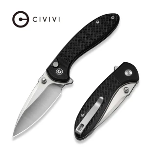 Складной нож, civivi, faeger c24031-1, сталь 14c28n 2.98 дюйма, рукоять g10 черная, button lock