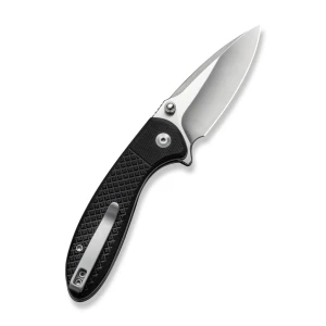Cuțit pliabil, civivi, faeger c24031-1, lamă 14c28n 2.98 inch, mâner g10 negru, button lock Thumbnail 15