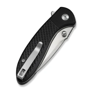 Cuțit pliabil, civivi, faeger c24031-1, lamă 14c28n 2.98 inch, mâner g10 negru, button lock Thumbnail 5