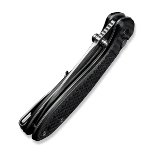 Cuțit pliabil, civivi, faeger c24031-1, lamă 14c28n 2.98 inch, mâner g10 negru, button lock Thumbnail 6