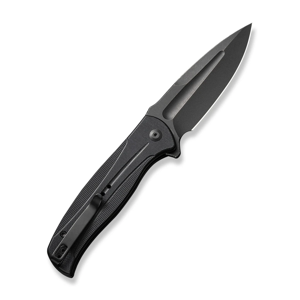 Cuțit pliabil, civivi, incindie c23053-1, lamă 14c28n 3.48 inch, mâner g10, blocare cu buton 13