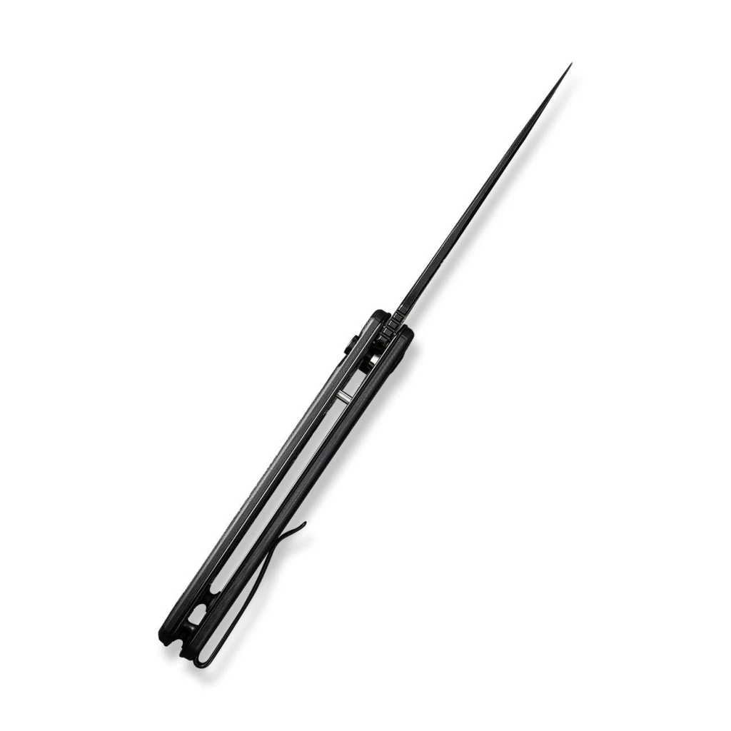 Cuțit pliabil, civivi, incindie c23053-1, lamă 14c28n 3.48 inch, mâner g10, blocare cu buton 6