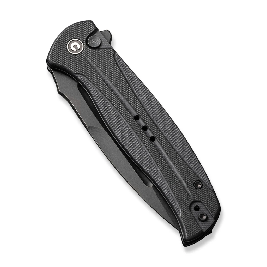 Cuțit pliabil, civivi, incindie c23053-1, lamă 14c28n 3.48 inch, mâner g10, blocare cu buton 3