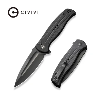 Складной нож, civivi, incindie c23053-1, сталь 14c28n 88.4мм, рукоять g10, кнопочный замок