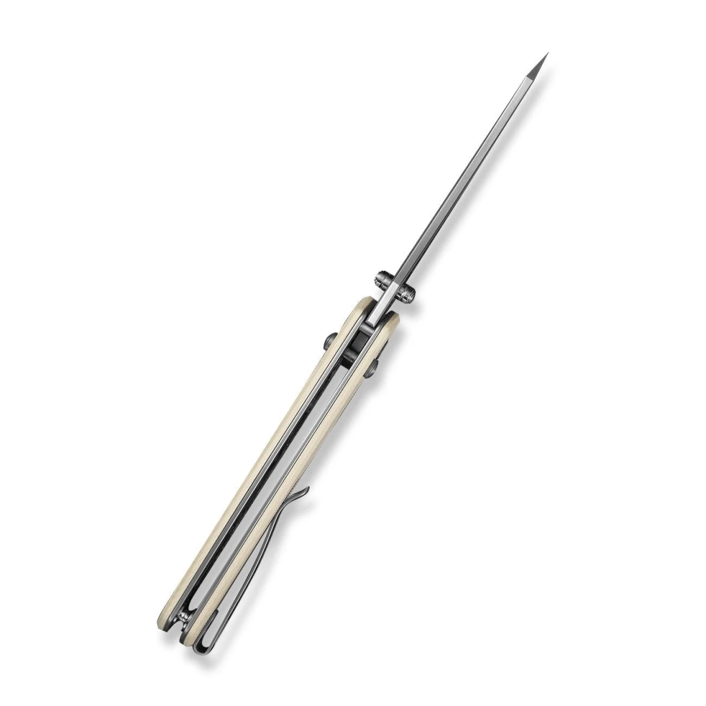 Cuțit pliabil, civivi, sixgill c24050-2, lamă nitro-v 3.41 inch, mâner g10, crossbar lock 7