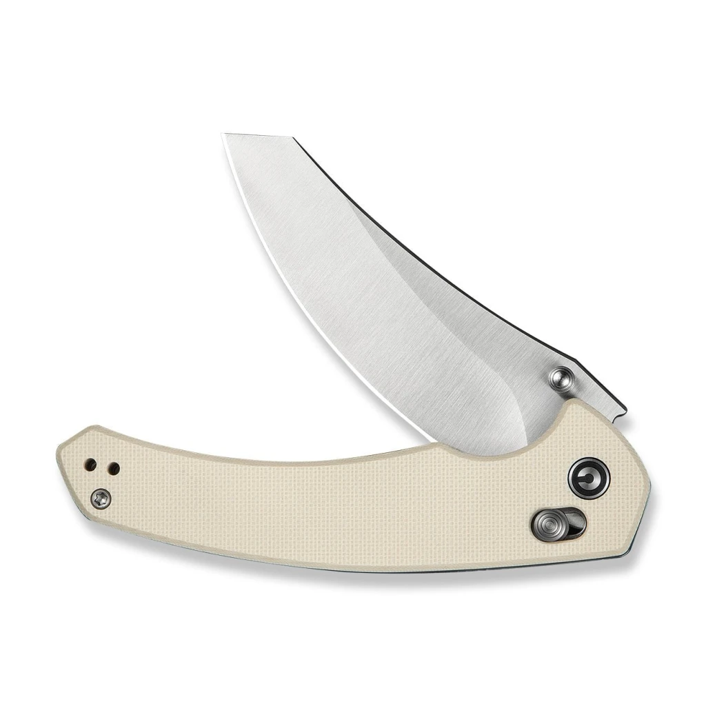 Cuțit pliabil, civivi, sixgill c24050-2, lamă nitro-v 3.41 inch, mâner g10, crossbar lock 3