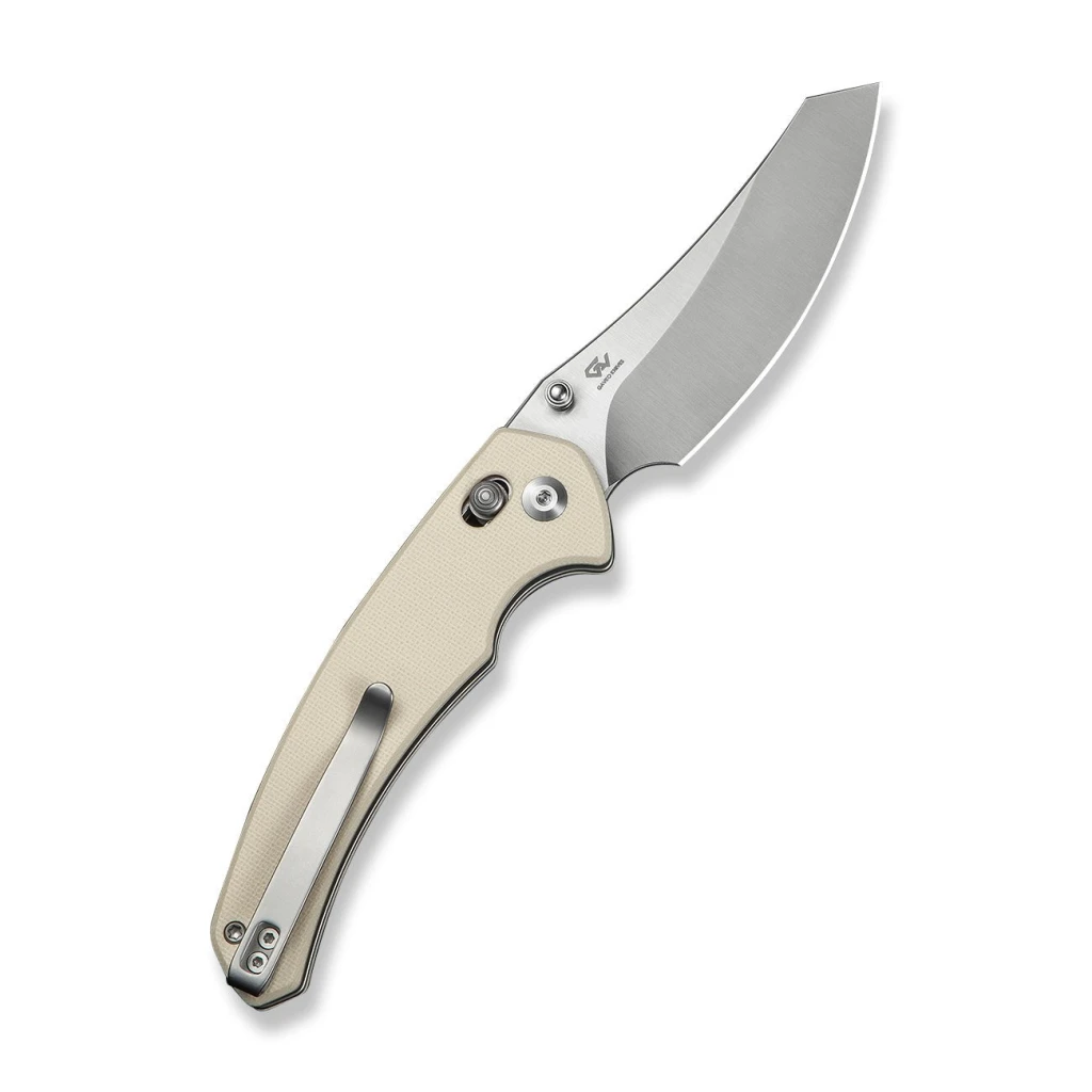 Cuțit pliabil, civivi, sixgill c24050-2, lamă nitro-v 3.41 inch, mâner g10, crossbar lock 14