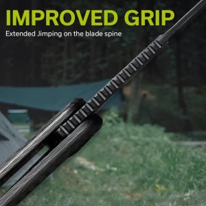 Cuțit pliabil, civivi, caetus c21025c-ds1, lamă damasc 3.48 inch, mâner carbon fiber, liner lock Thumbnail 12