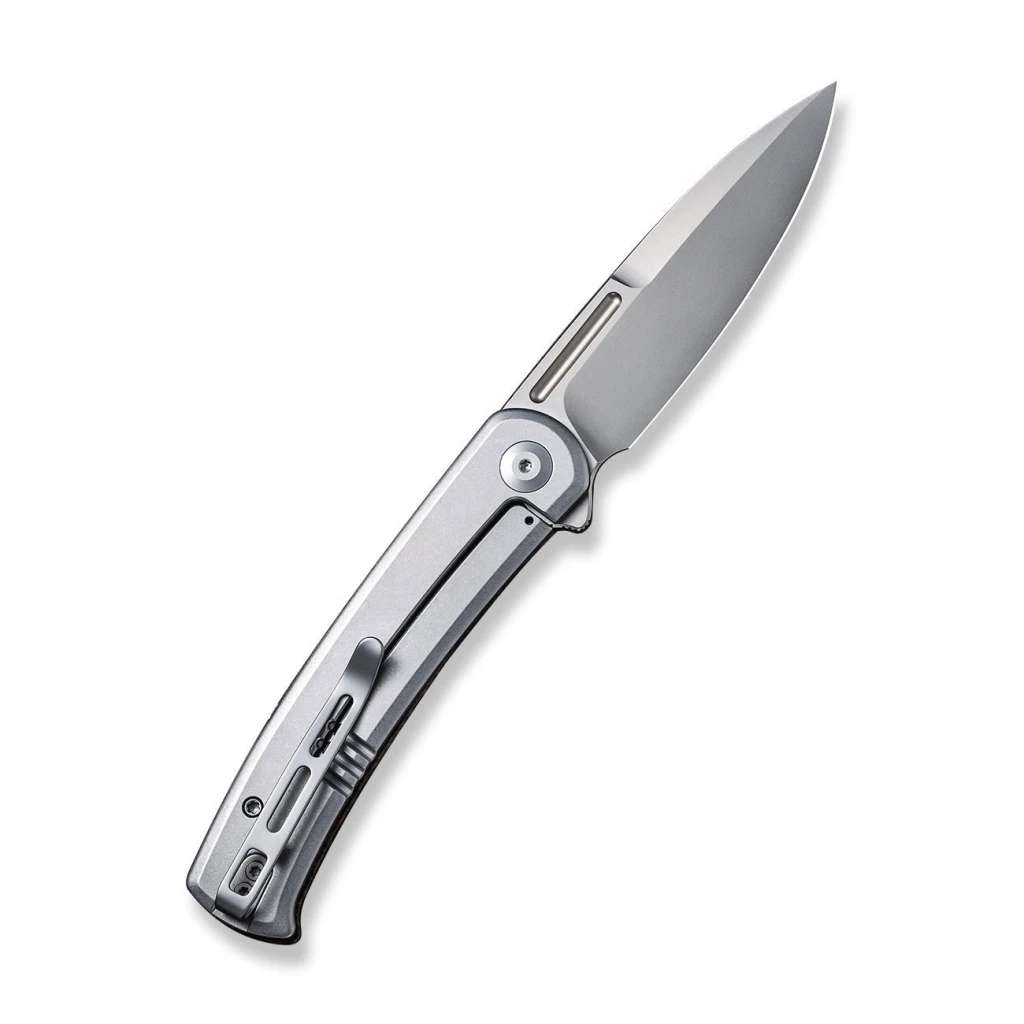 Складной нож, civivi, cetos c21025b-1, клинок 14c28n 88.4мм, рукоять микарта нержавеющая сталь, frame lock 2