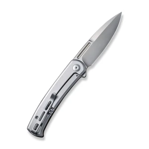 Складной нож, civivi, cetos c21025b-1, клинок 14c28n 88.4мм, рукоять микарта нержавеющая сталь, frame lock Thumbnail 2