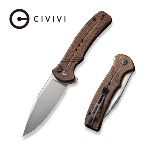 Складной нож, civivi, cogent c20038d-6, сталь 14c28n 88.2мм, рукоять микарта, замок button lock