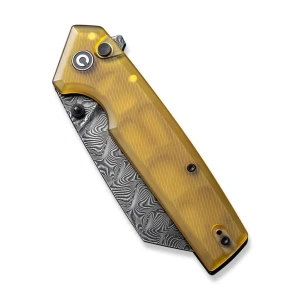 Складной нож, civivi, amirite c23028-ds1, дамасская сталь 3.48 дюйма, рукоять ultem, замок button lock Thumbnail 3