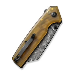 Складной нож, civivi, amirite c23028-ds1, дамасская сталь 3.48 дюйма, рукоять ultem, замок button lock Thumbnail 4