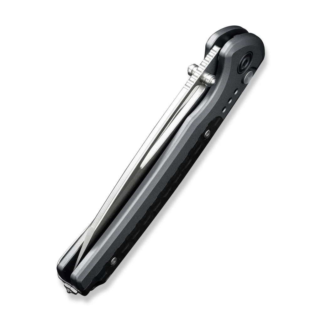 Cuțit pliabil, civivi, sentinel strike c22025b-2, lamă k110 94mm, mâner aluminiu, blocare tip button lock 4