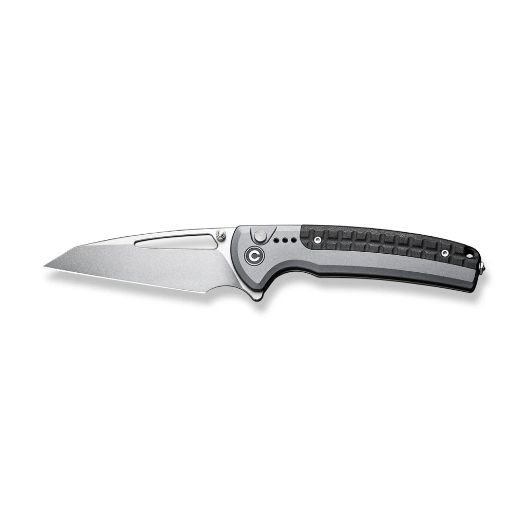 Cuțit pliabil, civivi, sentinel strike c22025b-2, lamă k110 94mm, mâner aluminiu, blocare tip button lock 13