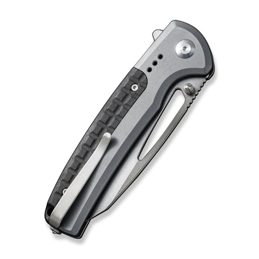 Cuțit pliabil, civivi, sentinel strike c22025b-2, lamă k110 94mm, mâner aluminiu, blocare tip button lock 3