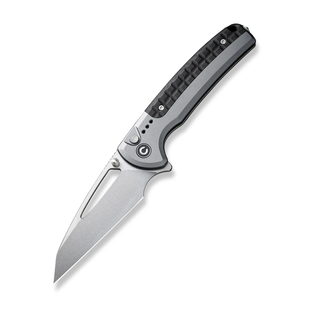 Cuțit pliabil, civivi, sentinel strike c22025b-2, lamă k110 94mm, mâner aluminiu, blocare tip button lock 12