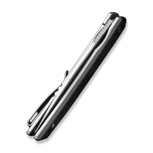 Cuțit pliabil, civivi, savant c20063b-ds1, lamă damasc 3.47 inch, mâner inox g10 fibră de carbon, blocare frame lock Thumbnail 8