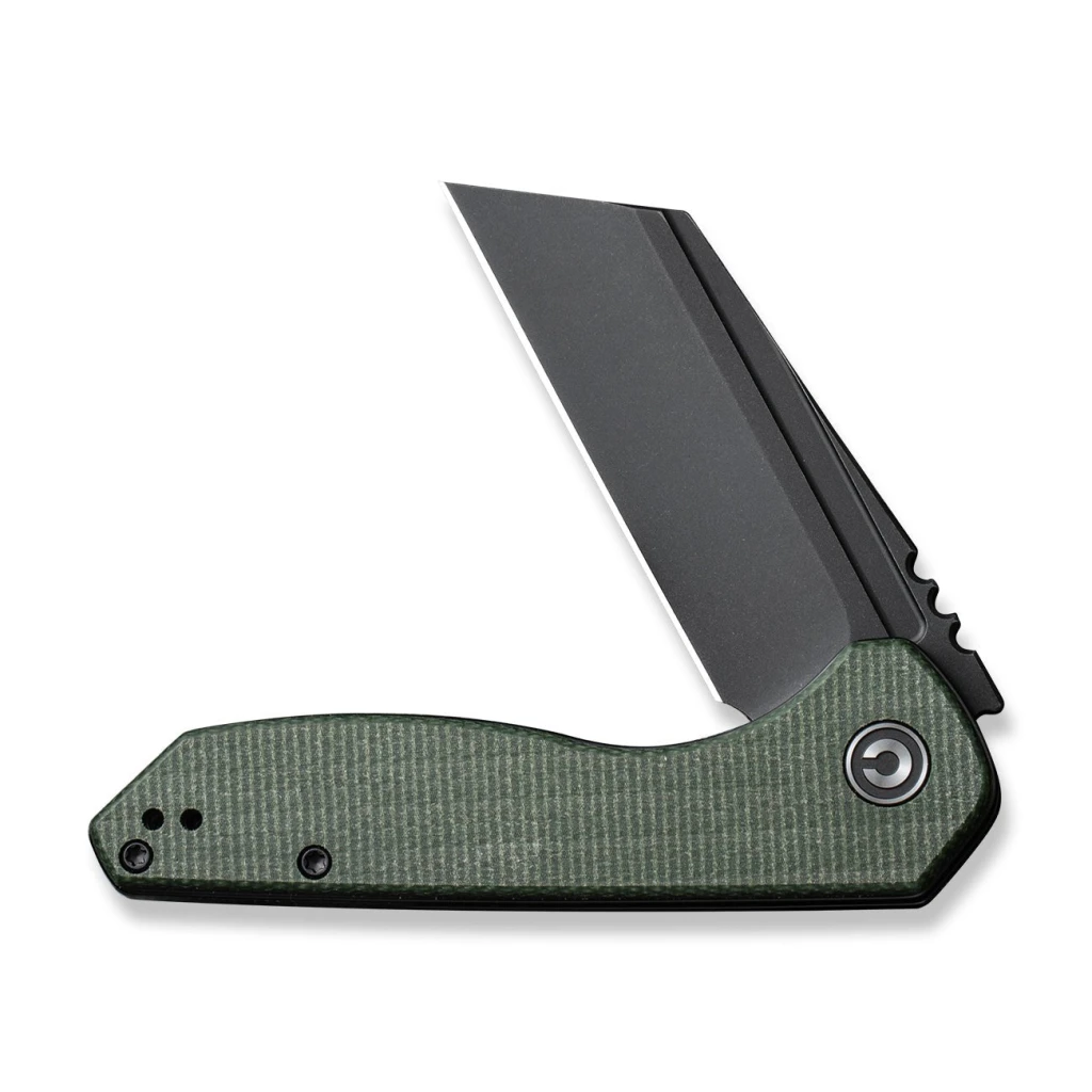 Cuțit pliabil, civivi, exone c23036-3, lamă nitro-v 2.94 inch, mâner micarta, liner lock 2