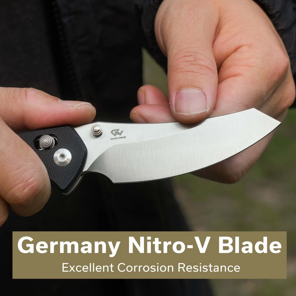 Cuțit pliabil, civivi, sixgill c24050-1, lamă nitro-v 3.41 inch, mâner g10, crossbar lock 10