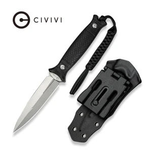 Нож с фиксированным клинком, civivi, perfrico c23026-1, сталь 14c28n, рукоять g10, ножны kydex