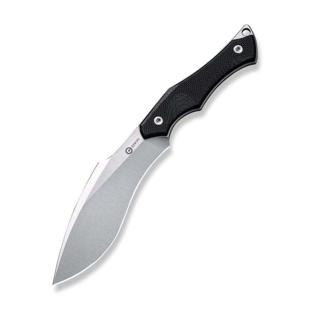 Cuțit cu lamă fixă, civivi, vaquita ii c047c-1, nitro-v, g10, kukri, 3.2 inch 12