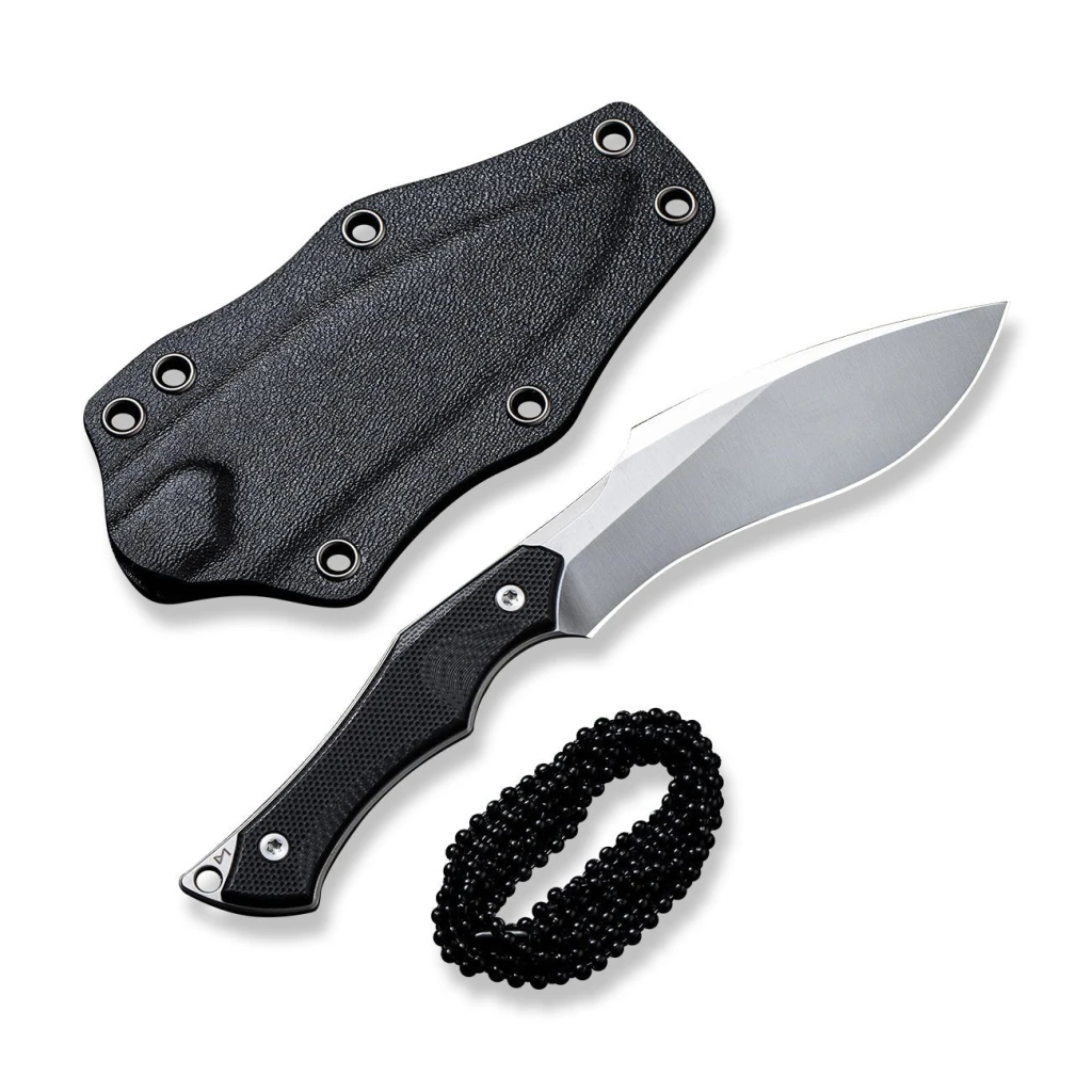 Cuțit cu lamă fixă, civivi, vaquita ii c047c-1, nitro-v, g10, kukri, 3.2 inch 11