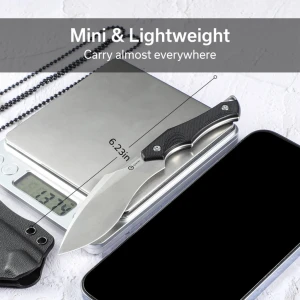 Cuțit cu lamă fixă, civivi, vaquita ii c047c-1, nitro-v, g10, kukri, 3.2 inch Thumbnail 7