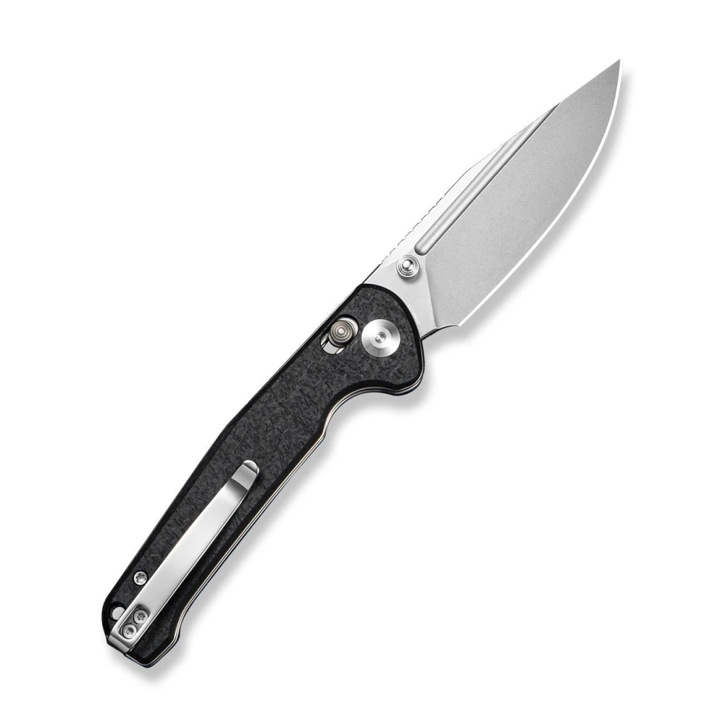 Cuțit pliabil, sencut, glenspar s25046-2, lamă 9cr18mov 3.45 inch, mâner g10 shredded negru, crossbar lock 15