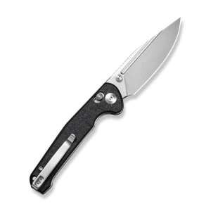 Cuțit pliabil, sencut, glenspar s25046-2, lamă 9cr18mov 3.45 inch, mâner g10 shredded negru, crossbar lock Thumbnail 15