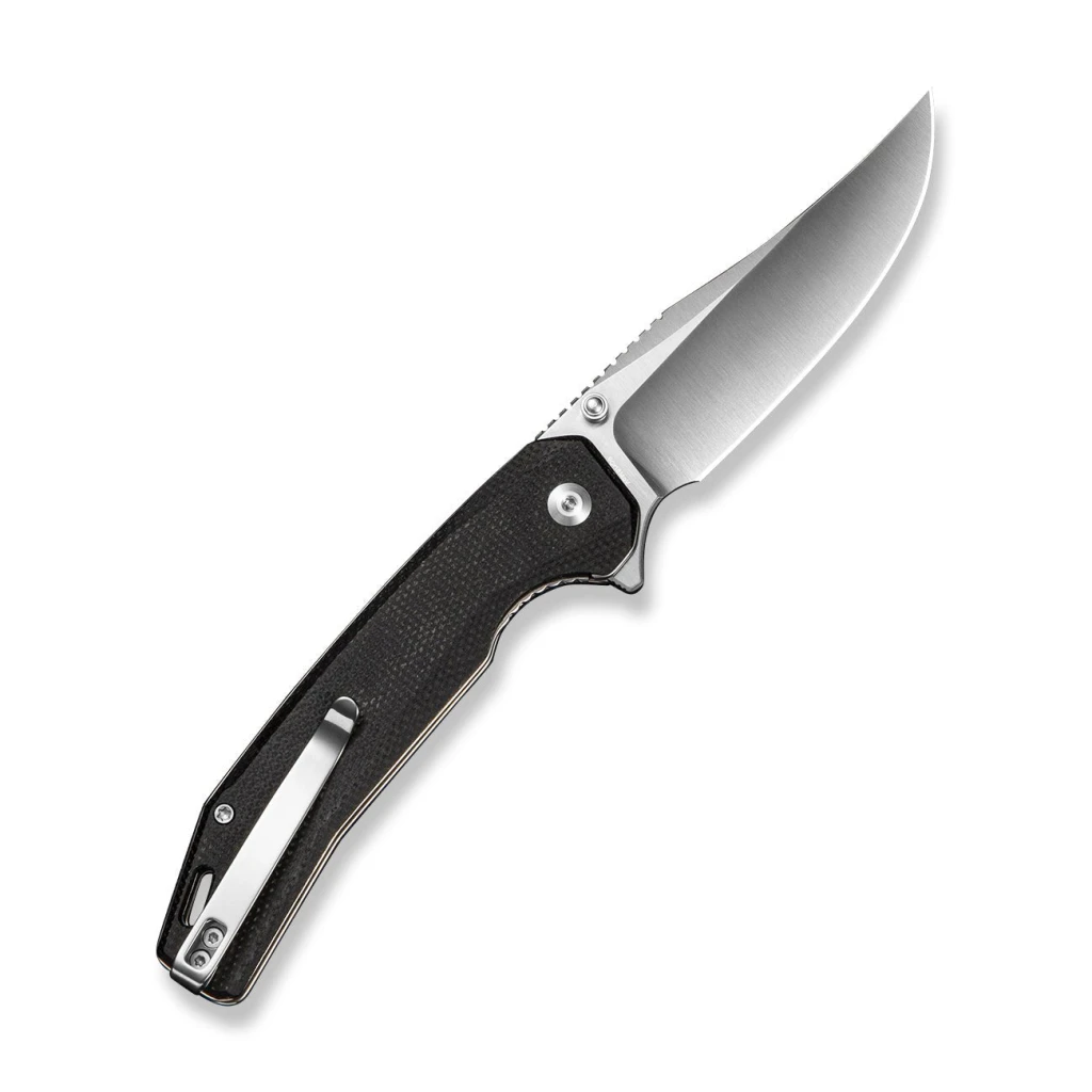 Складной нож, sencut, vornix s25038-2, клинок 9cr18mov 3.65 дюйма, рукоять canvas micarta черная, liner lock 15