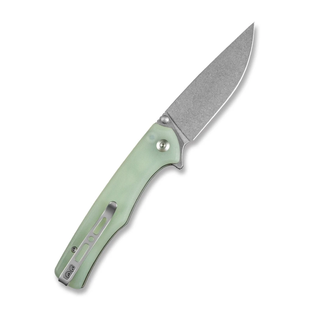 Складной нож, sencut, crowley s21012-1, сталь d2 3.48 дюйма, рукоять g10, кнопочный замок 2