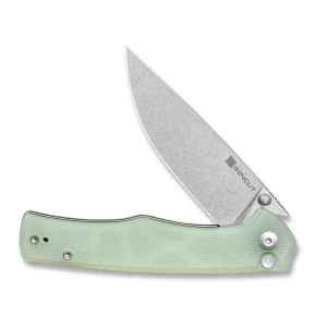 Складной нож, sencut, crowley s21012-1, сталь d2 3.48 дюйма, рукоять g10, кнопочный замок Thumbnail 4