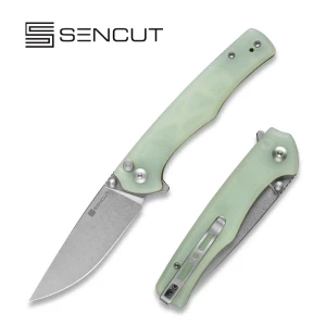 Cuțit pliabil, sencut, crowley s21012-1, lamă d2 3.48 inch, mâner g10, blocare cu buton
