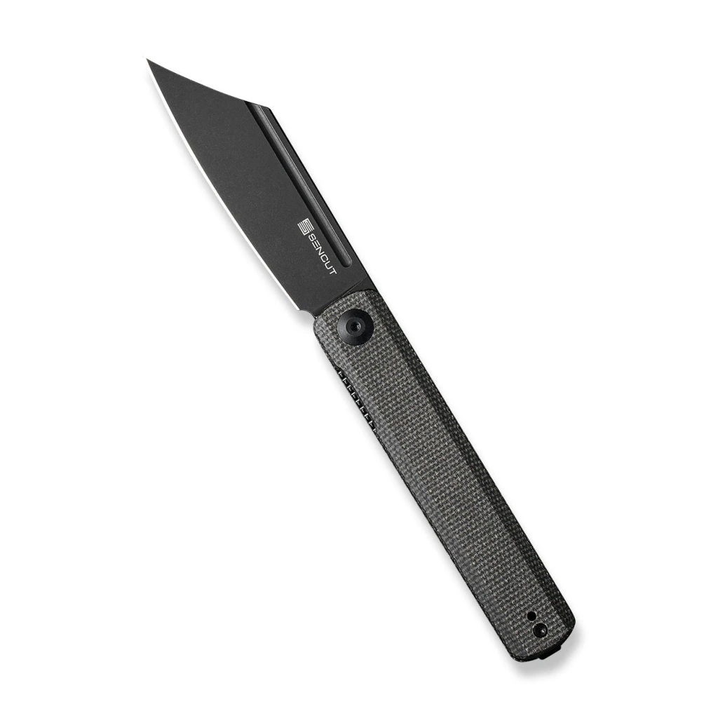 Cuțit front flipper, sencut, bronte sa08f, lamă 9cr18mov 85.8mm, mâner canvas micarta, liner lock 5