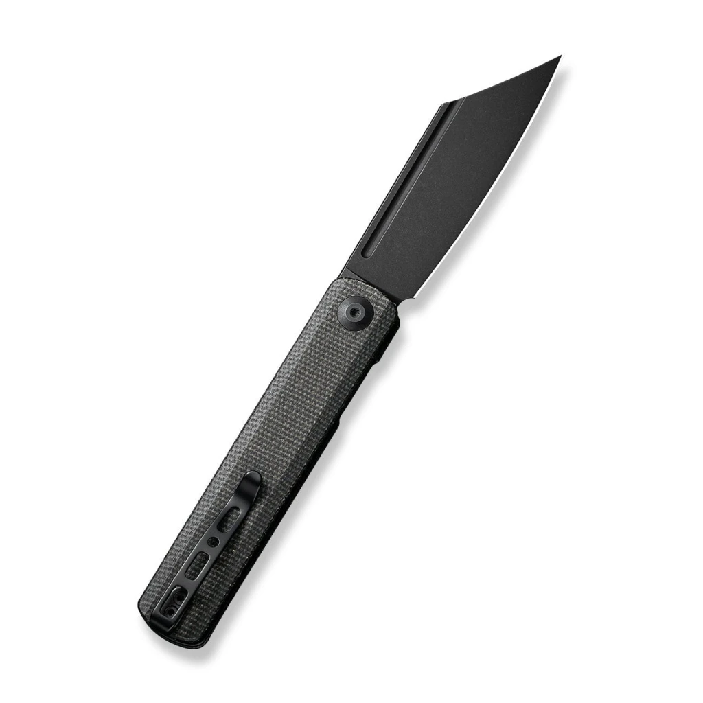 Cuțit front flipper, sencut, bronte sa08f, lamă 9cr18mov 85.8mm, mâner canvas micarta, liner lock 4
