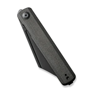 Cuțit front flipper, sencut, bronte sa08f, lamă 9cr18mov 85.8mm, mâner canvas micarta, liner lock Thumbnail 7