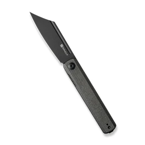 Cuțit front flipper, sencut, bronte sa08f, lamă 9cr18mov 85.8mm, mâner canvas micarta, liner lock Thumbnail 5