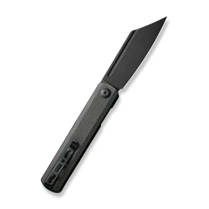 Cuțit front flipper, sencut, bronte sa08f, lamă 9cr18mov 85.8mm, mâner canvas micarta, liner lock Thumbnail 4