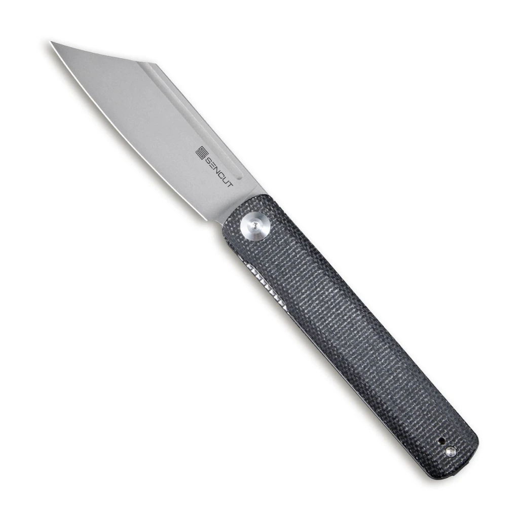 Складной нож, sencut, bronte sa08a, сталь 9cr18mov 3.38 дюйма, рукоять микарта, liner lock, front flipper 5