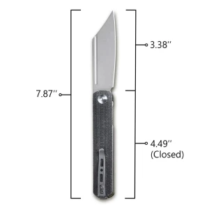 Складной нож, sencut, bronte sa08a, сталь 9cr18mov 3.38 дюйма, рукоять микарта, liner lock, front flipper Thumbnail 3