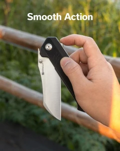 Складной нож, sencut, draxor s24035-1, сталь 9cr18mov 3.7 дюйма, рукоять g10, liner lock Thumbnail 9