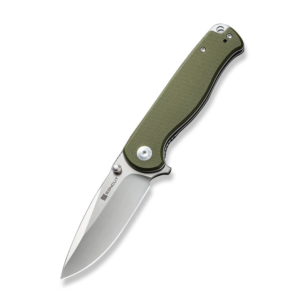 Cuțit pliabil, sencut, errant s23054b-2, lamă 9cr18mov 3.45 inch, mâner g10, liner lock 13