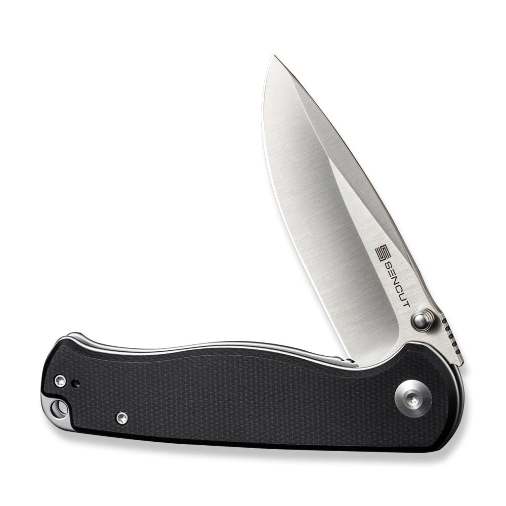Cuțit pliabil, sencut, errant s23054b-3, lamă 9cr18mov 3.45 inch, mâner canvas micarta, liner lock 2
