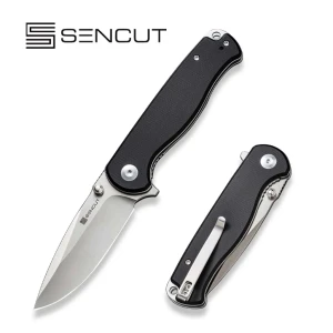 Складной нож, sencut, errant s23054b-3, сталь 9cr18mov 87.7мм, рукоять canvas micarta, лайнер-лок