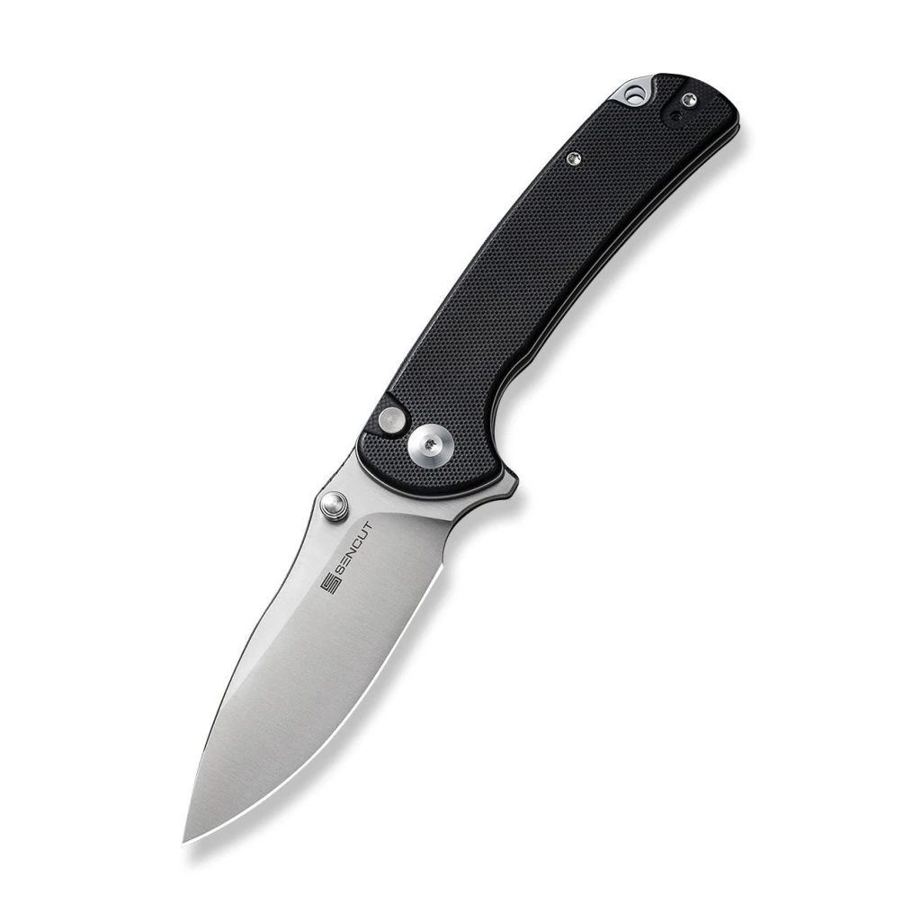 Складной нож, sencut, pulsewave s23032-1, сталь 9cr18mov 87.7мм, рукоять g10, button lock 14