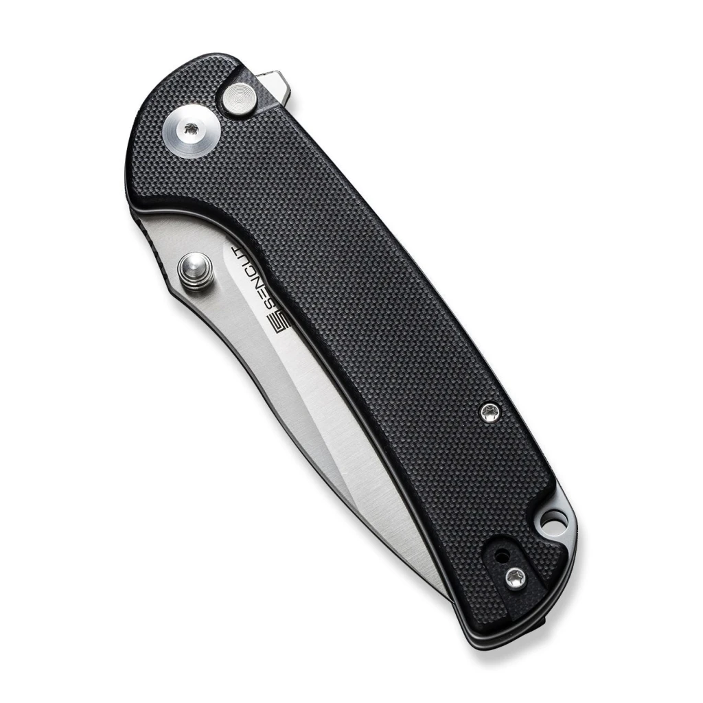 Складной нож, sencut, pulsewave s23032-1, сталь 9cr18mov 87.7мм, рукоять g10, button lock 3