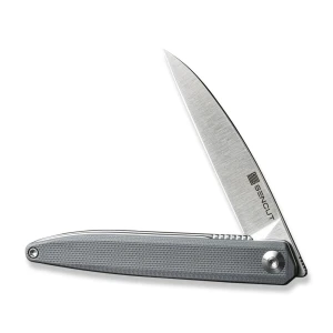 Cuțit pliabil, sencut, jubil s20029-3, lamă d2 74.9mm, mâner g10 gri, liner lock Thumbnail 2