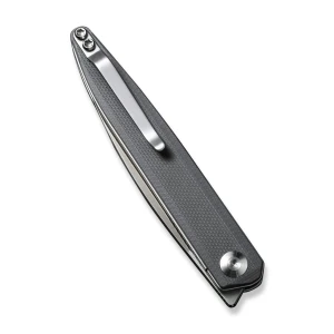 Cuțit pliabil, sencut, jubil s20029-3, lamă d2 74.9mm, mâner g10 gri, liner lock Thumbnail 4