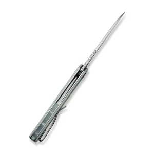 Cuțit flipper, sencut, kyril s22001-2, lamă 9cr18mov 81mm, mâner g10 natural, liner lock Thumbnail 6